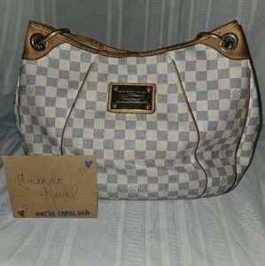 LV Galleria Damier Azur GM